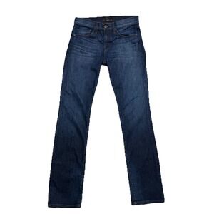 J Brand Kane Jeans Mens 30x33 Blue Dark Wash Straight Leg Stretch Denim Made USA